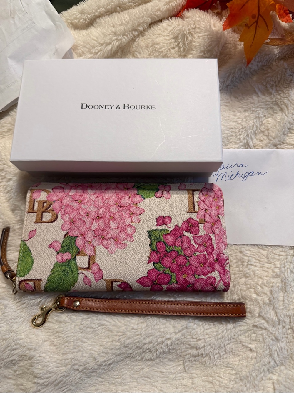 Dooney & Bourke Hydrangea Wallet/Wristlet